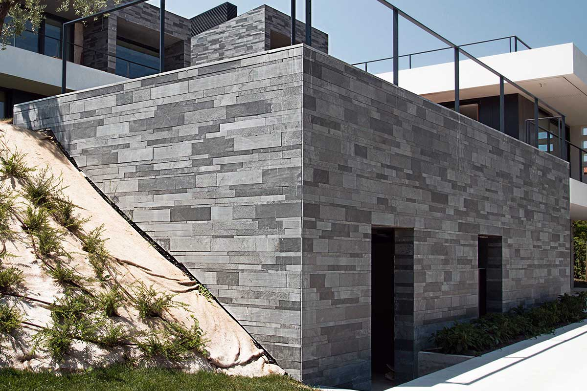 Facade Wall Stones creates a highlight for your house