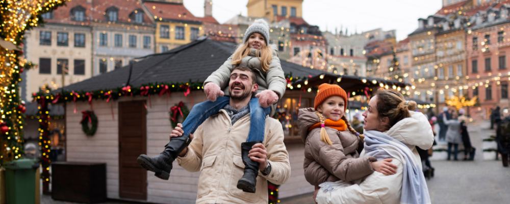 A Christmas festival taking place the Cotswolds