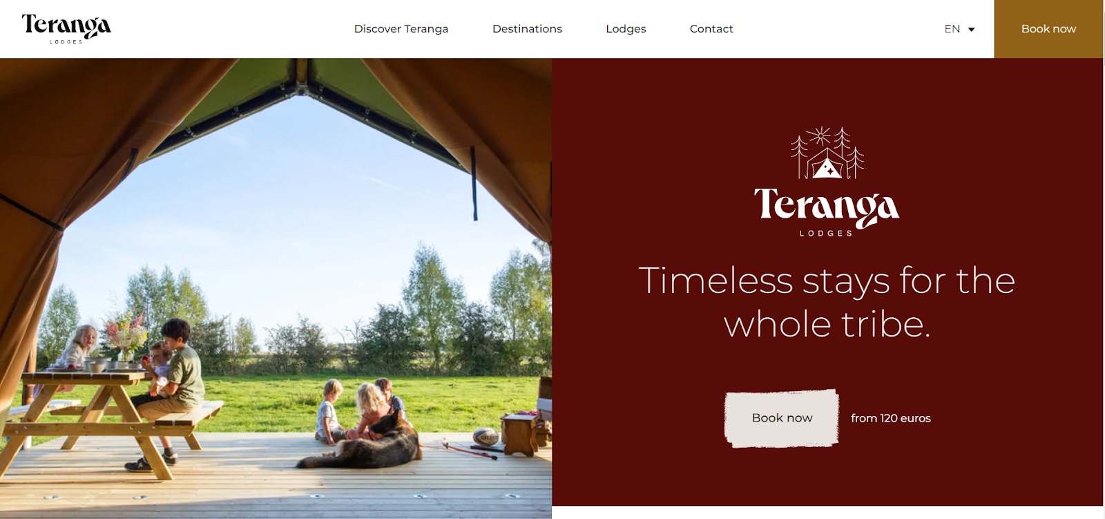 hotel website examples, Teranga Lodges