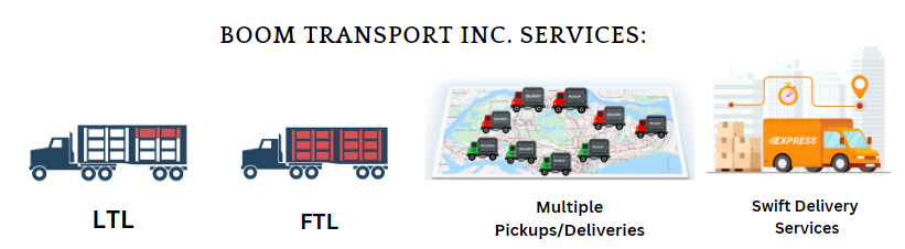 Boom transport inc. Services