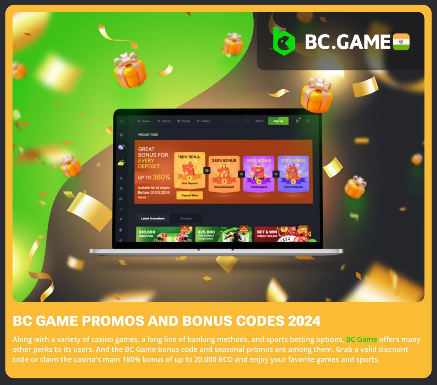 BC.GAMES Promos and Bonus 2024