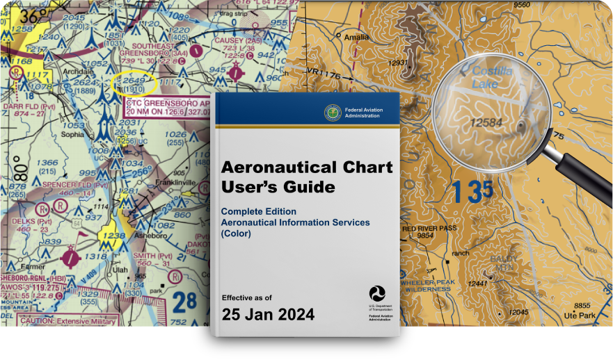 Aeronautical Chart Users’ Guide document cover.