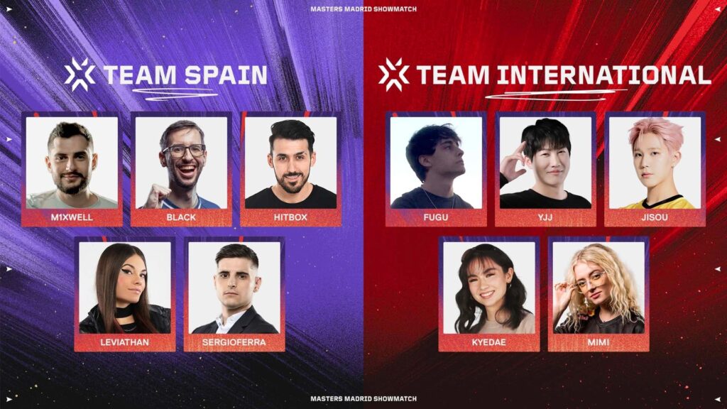 Teams VALORANT Masters Madrid