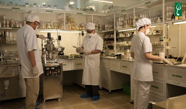 Sản xuất kem chống nắng dạng kem chuyên nghiệp tại Nam dược Hải Long