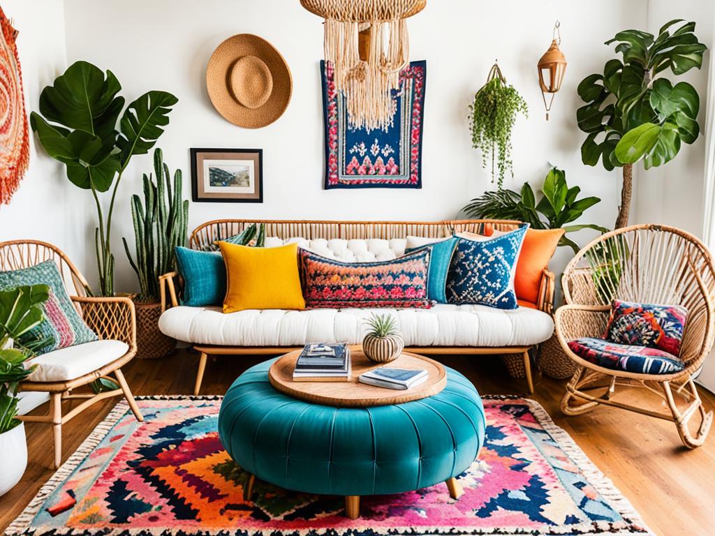 bohemian maximalist decor