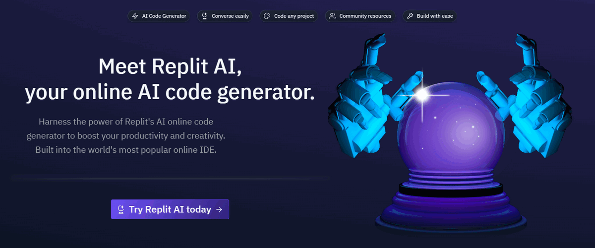 Replit AI – Coding assistance within an online IDE