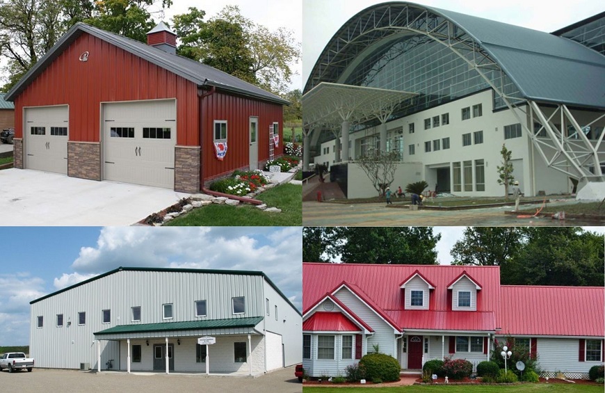 Ứng dụng lợp mái cho đa dạng thiết kế công trình xây dựng