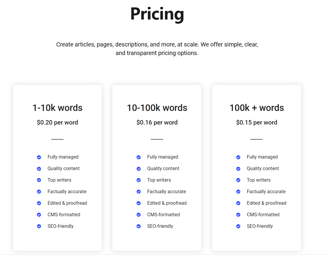 Writing Studio pricing