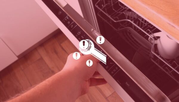 KitchenAid dishwasher clean light blinking.
