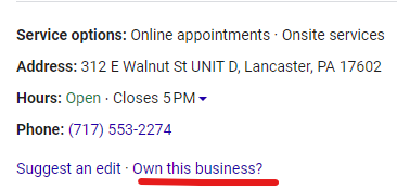 Claiming a Google Business Profile (GBP)
