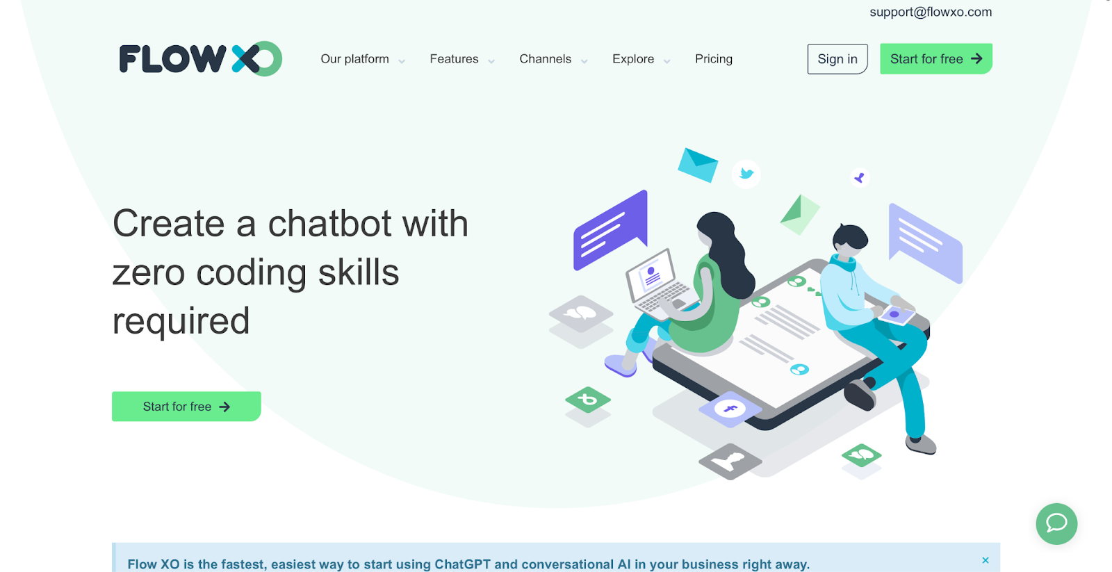 chatbot tool: flow