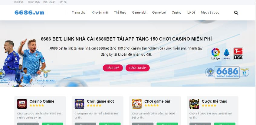 6686 Casino: Khám phá sự hấp dẫn của nhà cái uy tín 6686