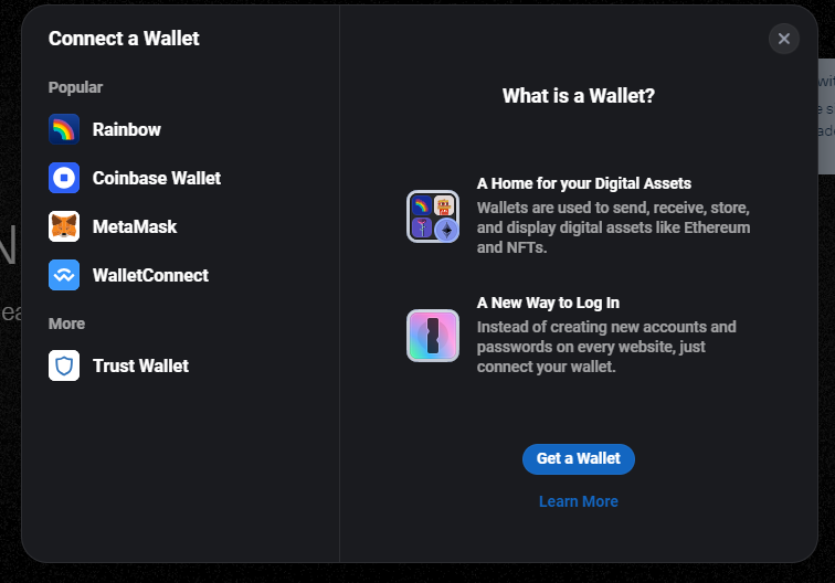 Connect e-wallet to Arbitrum bridge