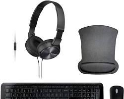 Wireless keyboard and mouse for remote workers