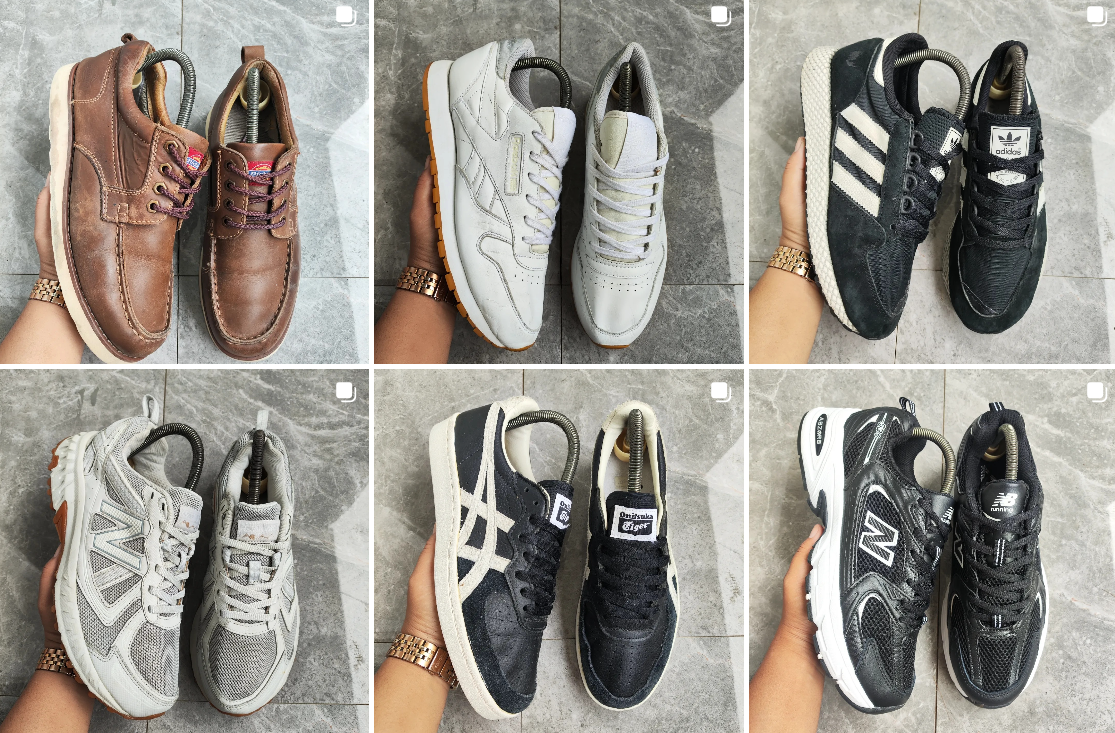 thrifting sepatu Sepatu Second Thrift Cimahi