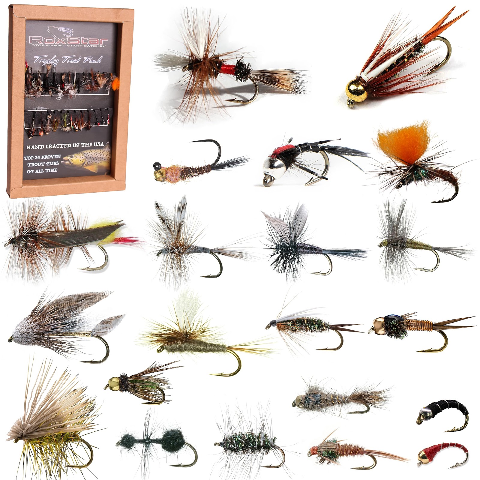 RoxStar Fly Shop Trophy Trout 24pk