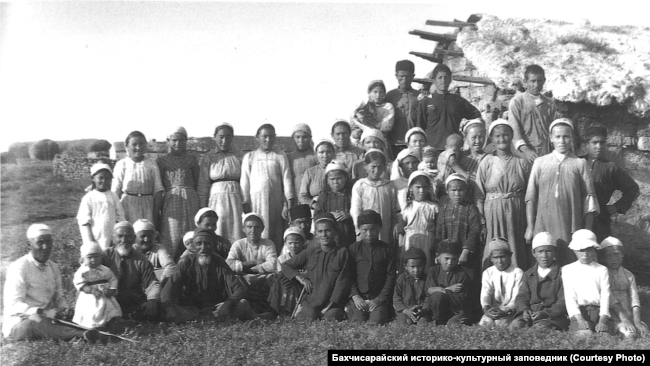 Кримські татари, мешканці села у степовому Криму, 1920-і роки