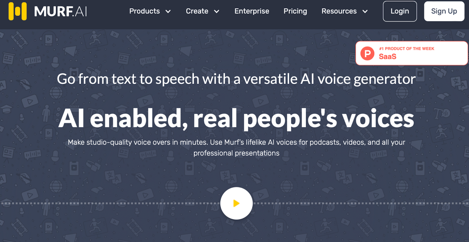 MURF.ai AI platform for realistic voice generation
