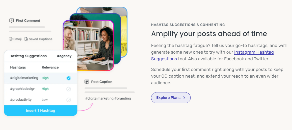 Amplify your posts ahead of time with Later