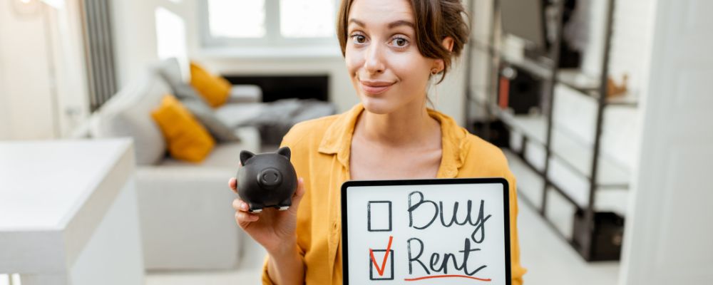 Woman renting out her economy rentals
