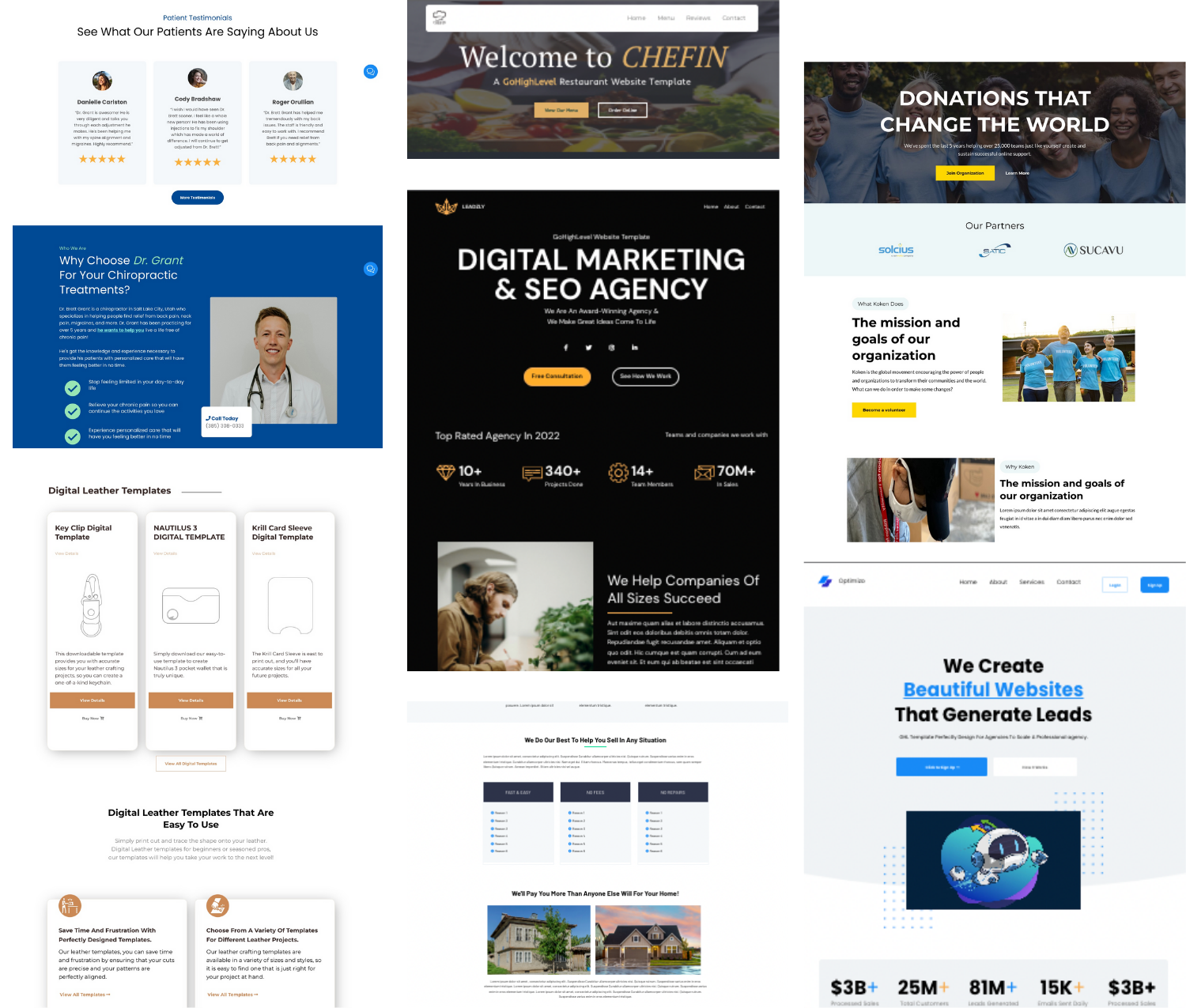 GoHighLevel Landing Pages