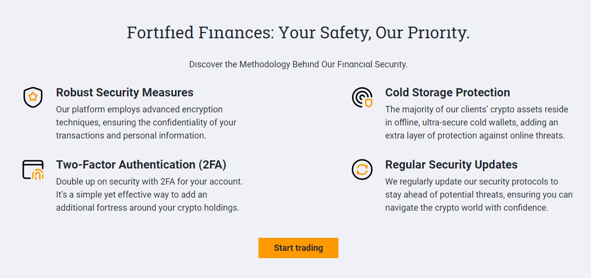 InternationalReserve security features