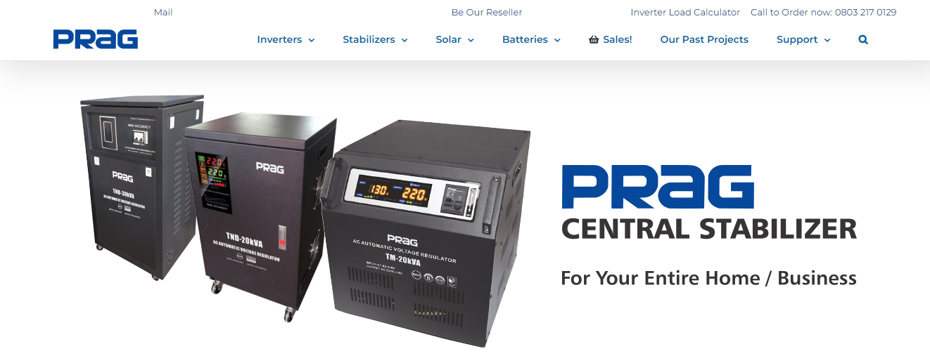 Prag is a leading provider of electrical products and solar solutions in Nigeria