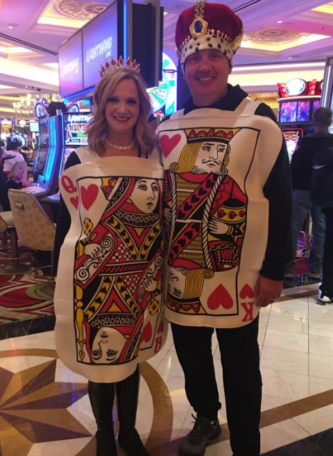 King and Queen Card costumes