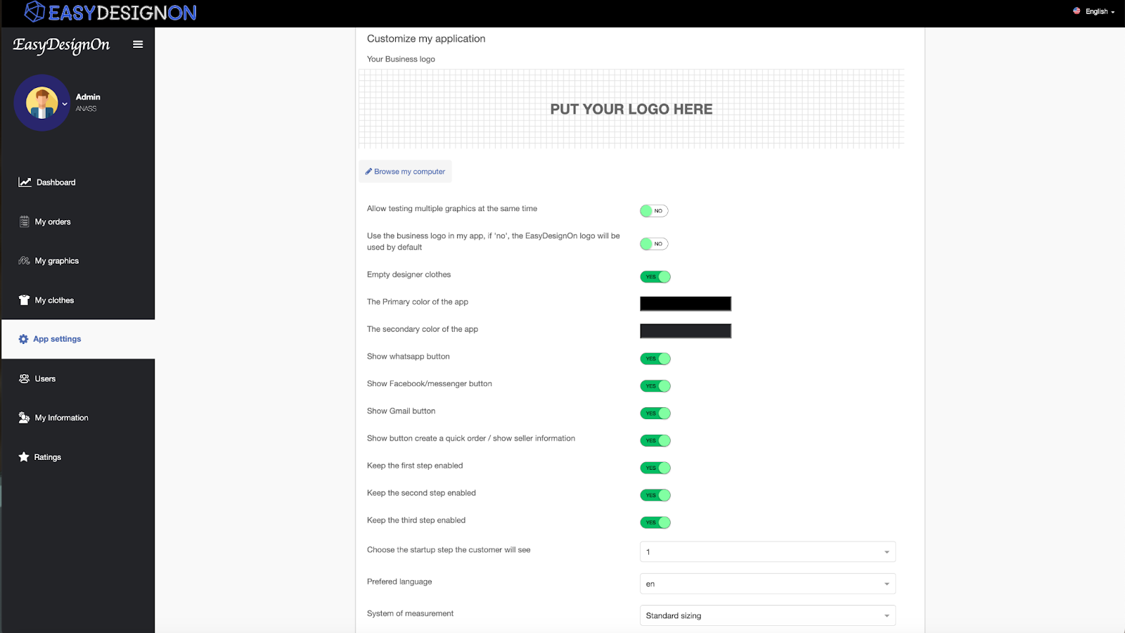 Personalized Clothing Design Platform - Angular, NestJS application - 8