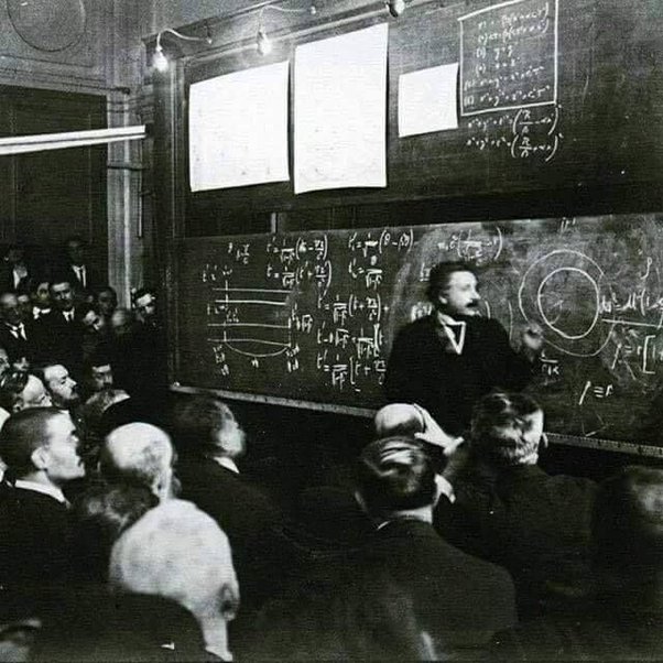 Albert Einstein lectures on the Theory of Relativity,