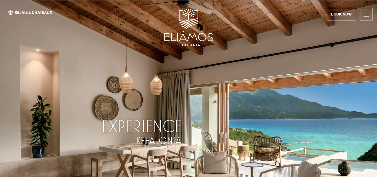 hotel website examples, Eliamos Villas
