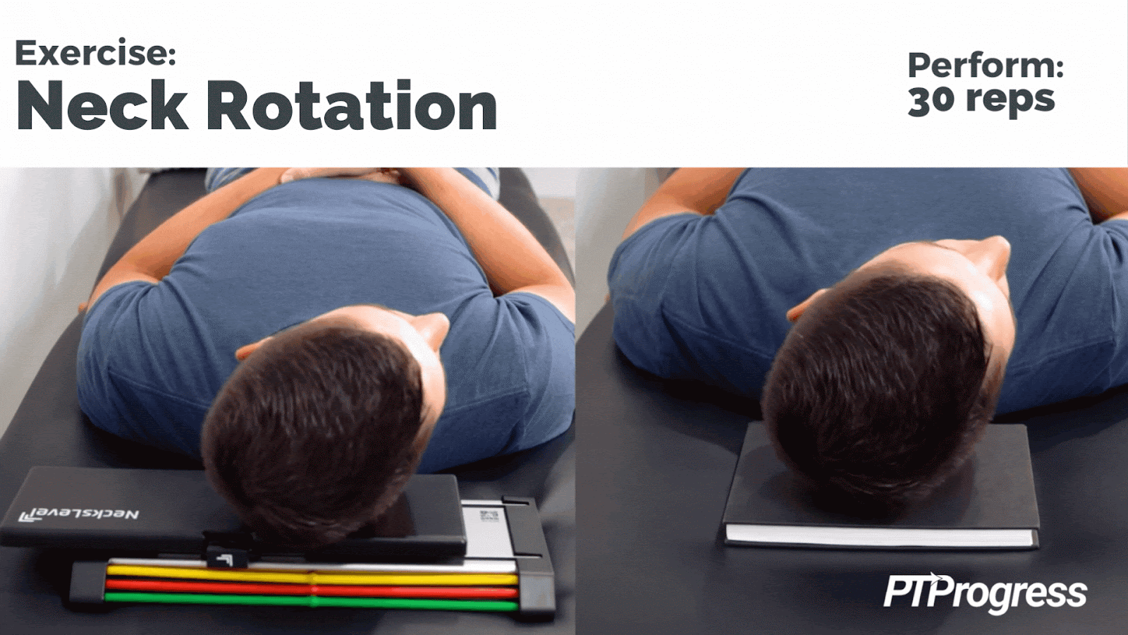 neck pain rotation technique