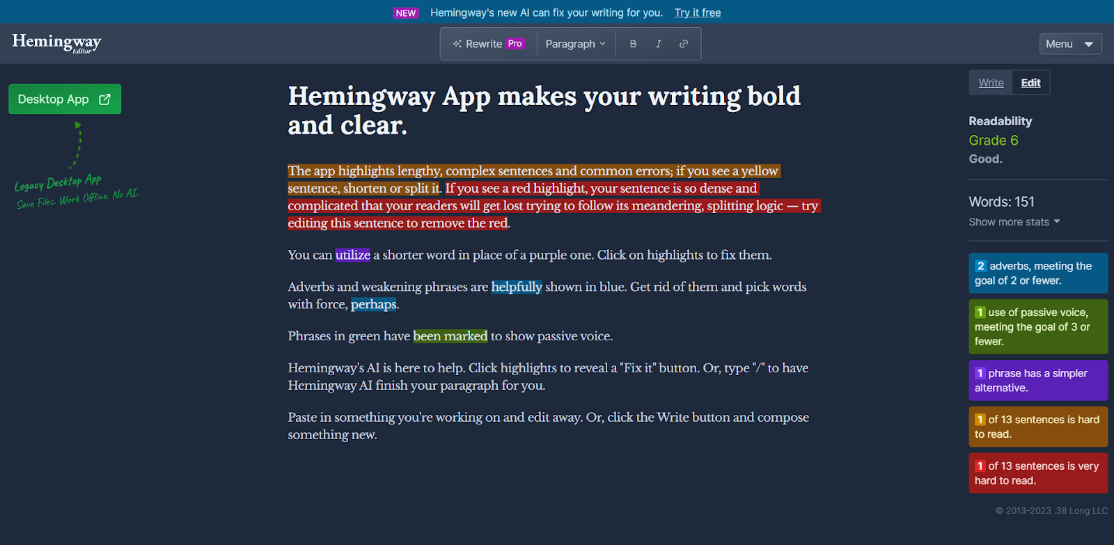 Hemingway - Readability Will Change The Way You Produce Content