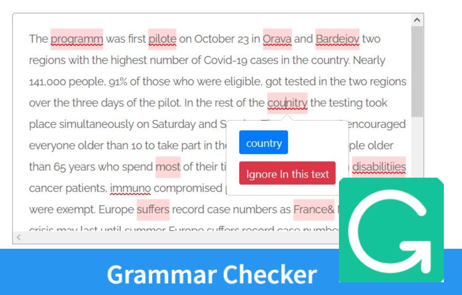 Grammar Checker Español