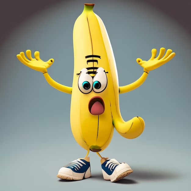 Cute Funny Picture of A Banana
