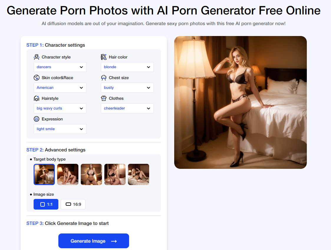 Free AI Porn Generator to Create Spicy Porn Images Easily