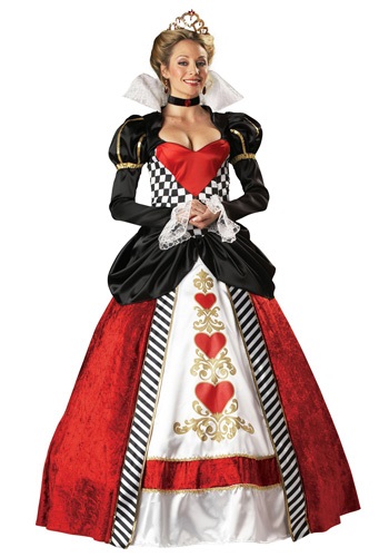 queen of hearts costume for seniors and retirees