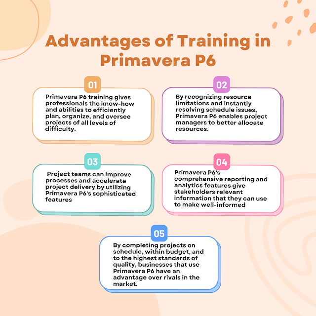 Oracle Primavera P6 logo with a background of project management charts and graphs. Text: Mastering Project Management with Oracle Primavera P6 - Explore training options and courses for optimized project control and success.