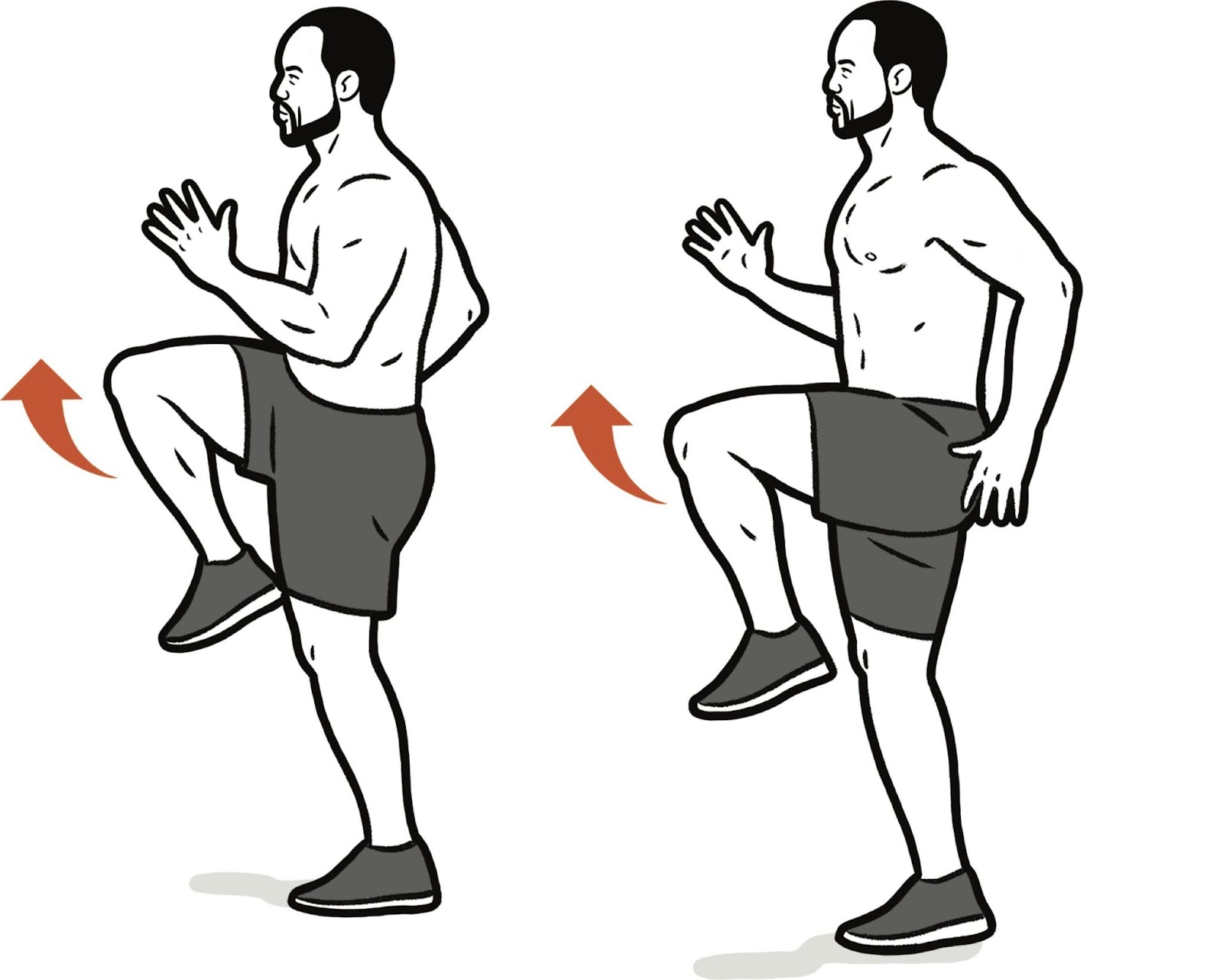 Effective Exercises To Boost Your Speed and Agility - High-Knee Drills