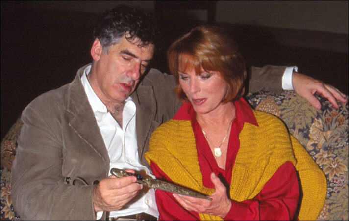 Elliott Gould and Mariette Hartley in rehearsal for <i>Deathtrap</i>
