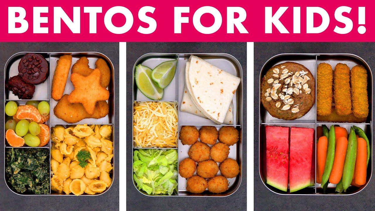 Easy Bento Box Lunch Ideas for Kids – Pescatarian & Vegetarian - YouTube