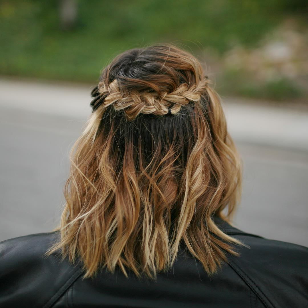 Ombre Halo Braid