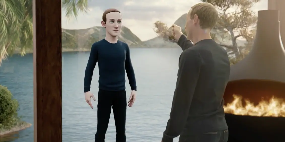 metaverse, reklama w metaverse, awatar Marka Zuckerberga w metaverse