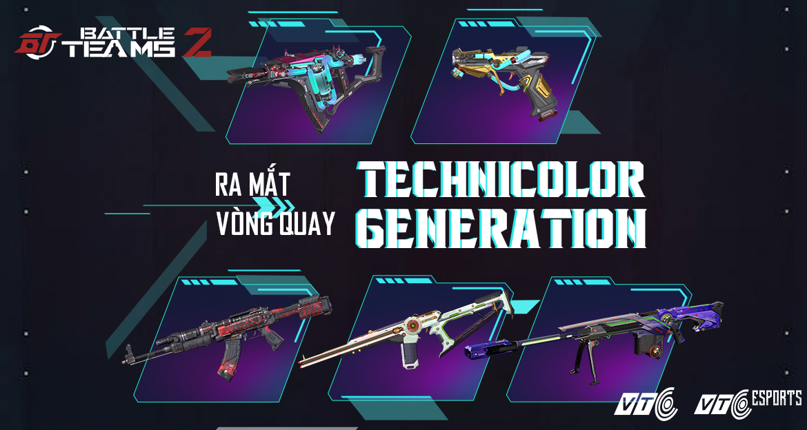 Vòng quay Technicolor Generation, Combo Cat Girl…là những điểm nhấn trong Update “Lãnh Địa Sắc Màu” version 2 của Battle Teams 2 (Truy Kích PC)