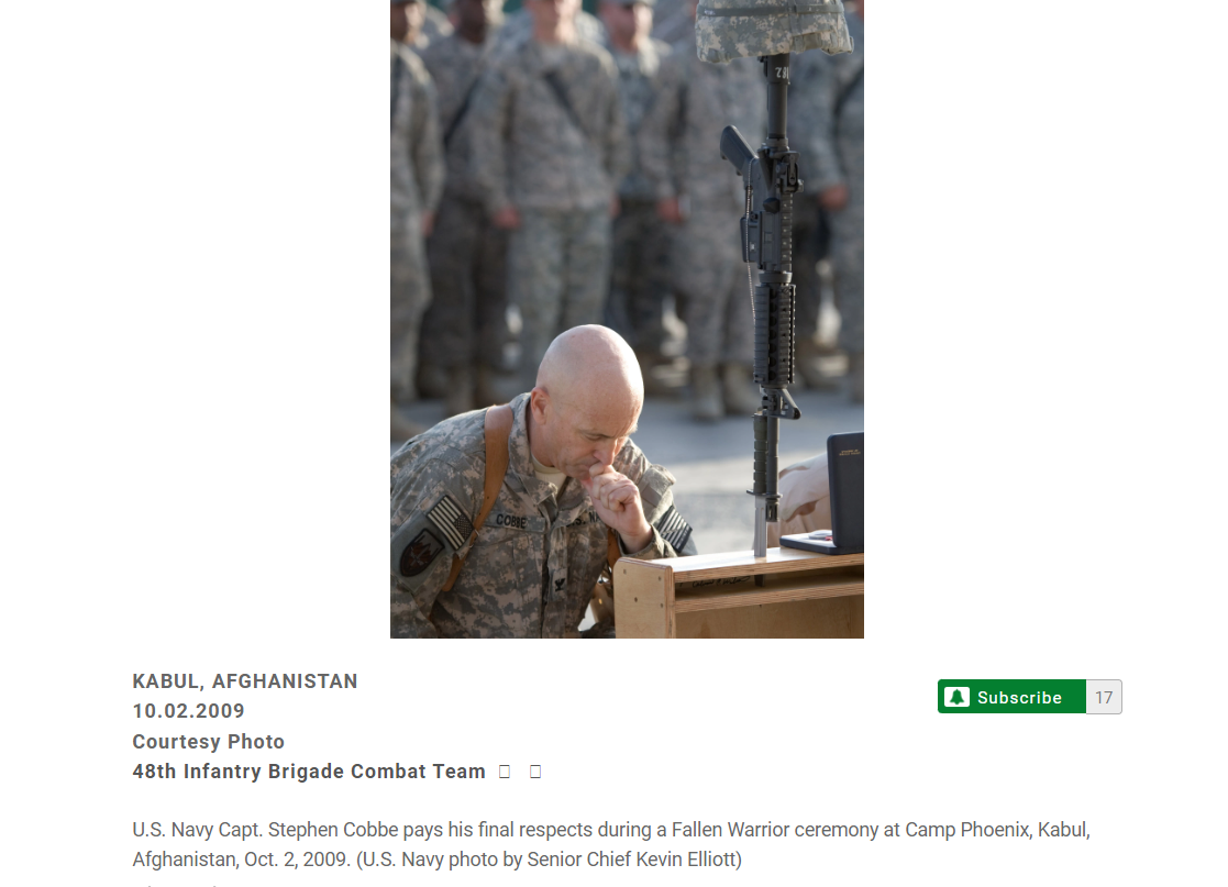 لقطة شاشة من مراسم وداع قتلى أميركيين عام 2009 /حساب DVIDS