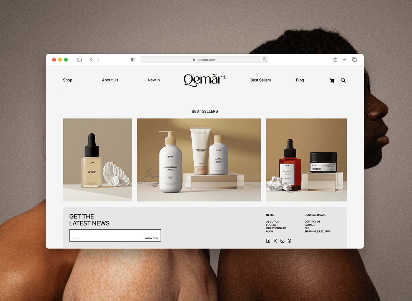 skincare beauty branding  product packaging motion design logo visual identity skin lotion UI/UX