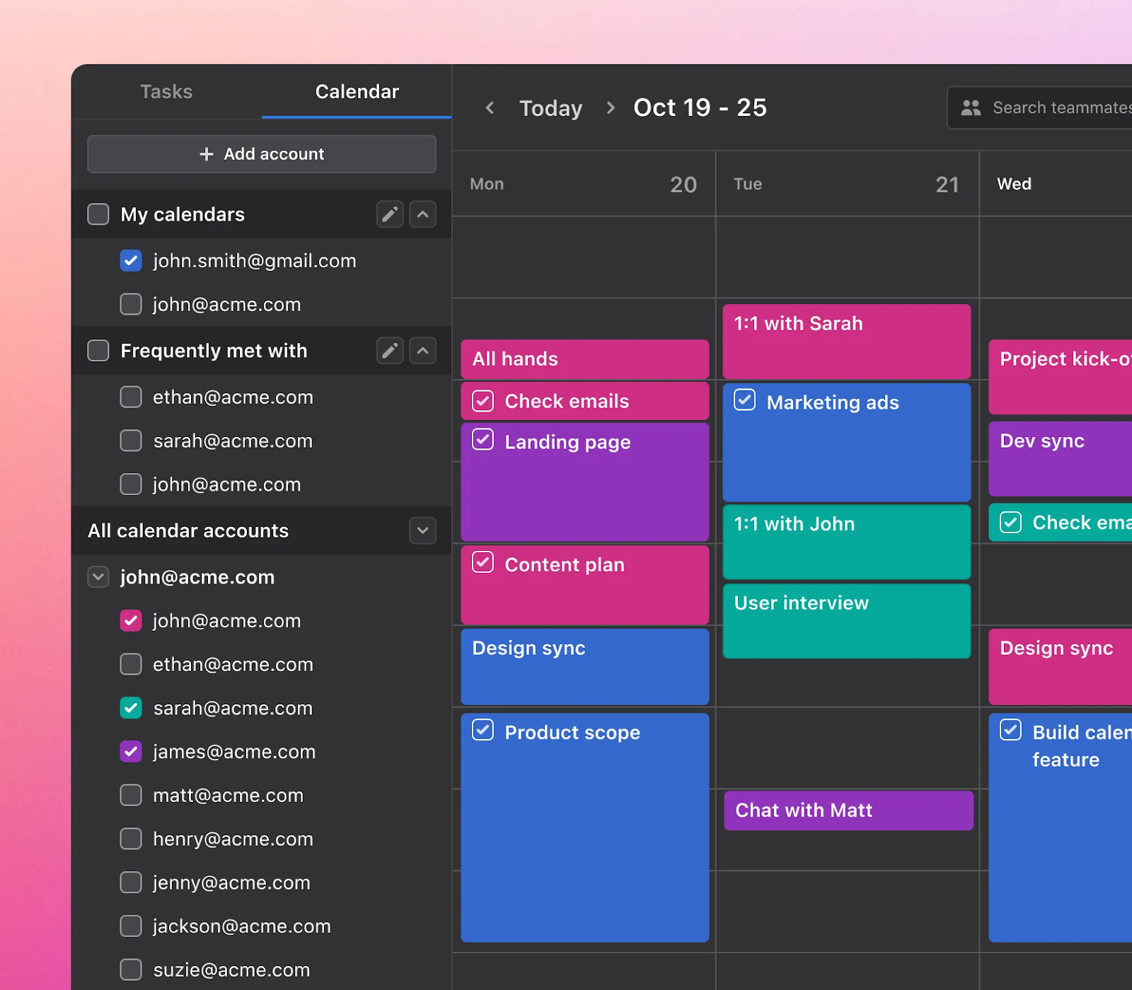 Task Management for Motion