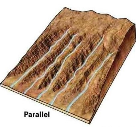 Parallel Drainage Pattern