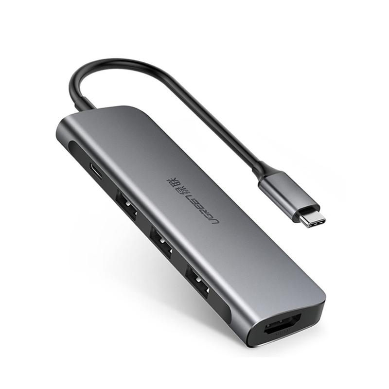 bo-chuyen-usb-c-to-hdmi-kem-hub-usb-3-0-cao-cap-ugreen-50209