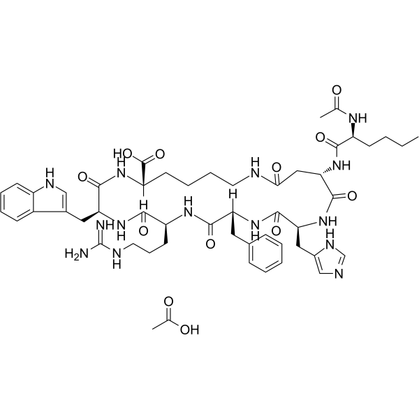 Bremelanotide Acetate (PT-141 Acetate) | Melanocortin Receptor Agonist |  MedChemExpress